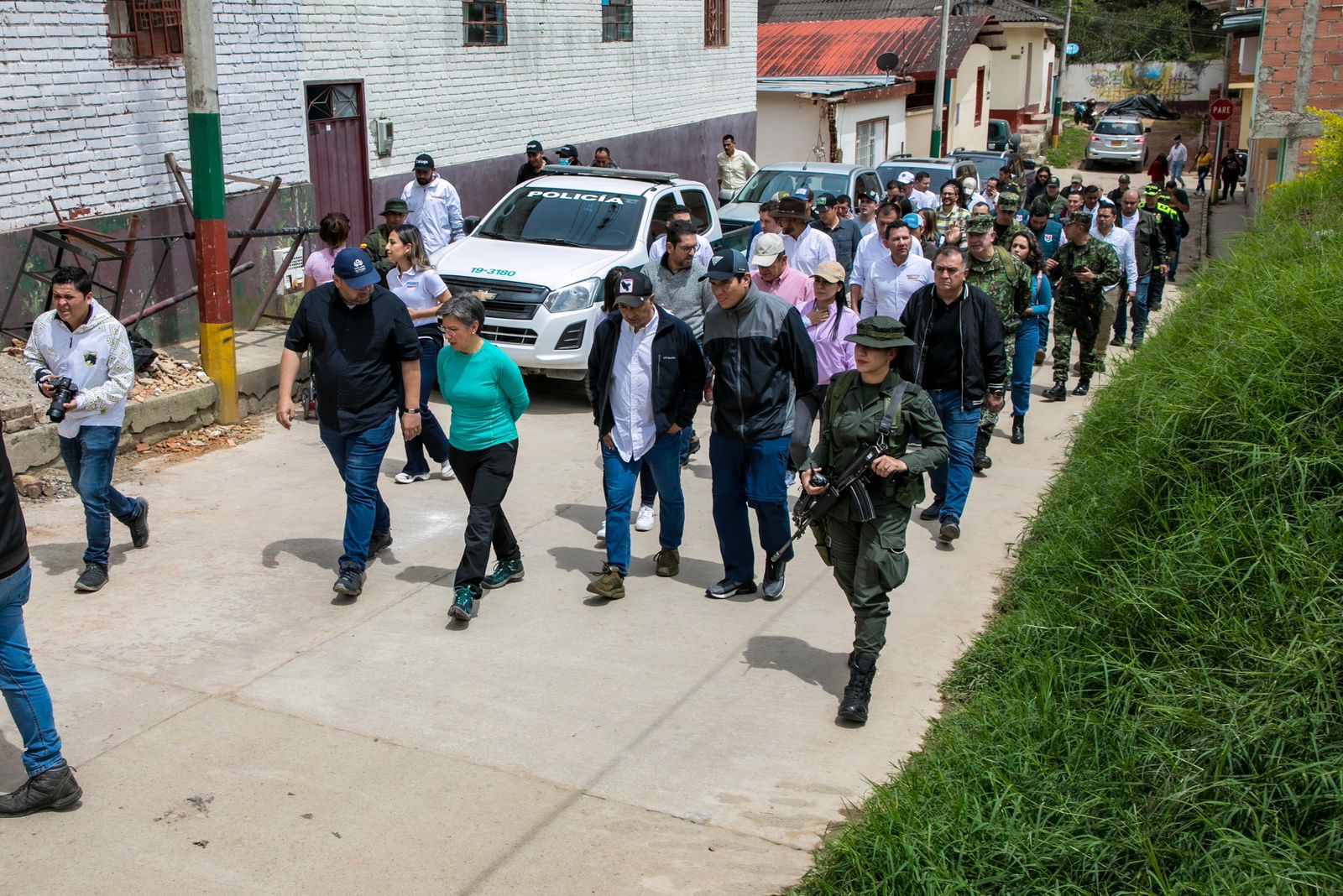 En el recorrido participaron la alcaldesa de Bogotá, Claudia López, y los gobernadores de Cundinamarca y Meta, Nicolás García y Juan Zuluaga.
