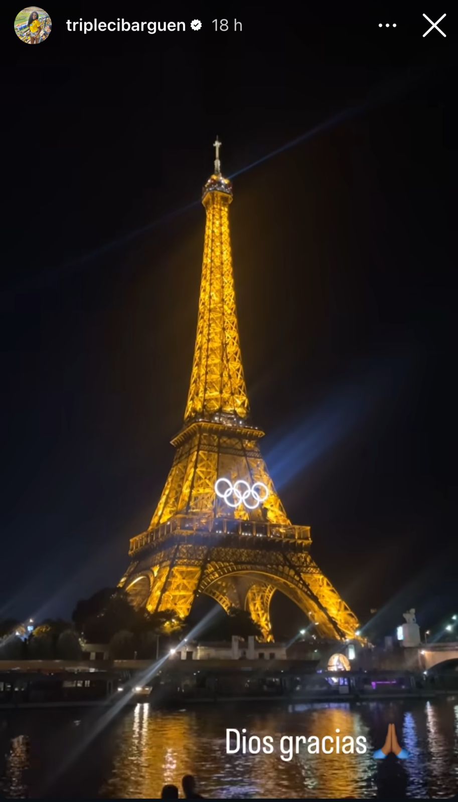 Caterine Ibargüen en París.