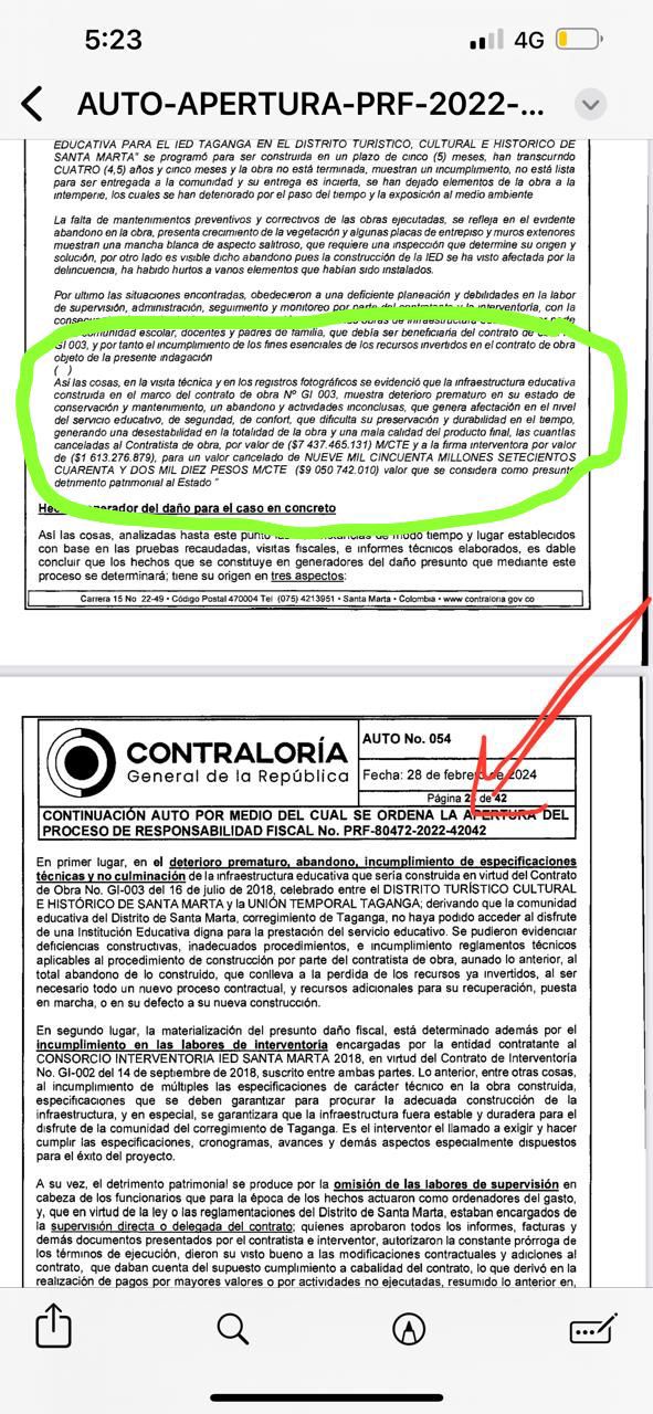 El Megacolegio de Taganga, que debía construirse en ocho meses, lleva años inconcluso y hoy es el centro de un fuerte choque político entre la Alcaldía y la Gobernación.