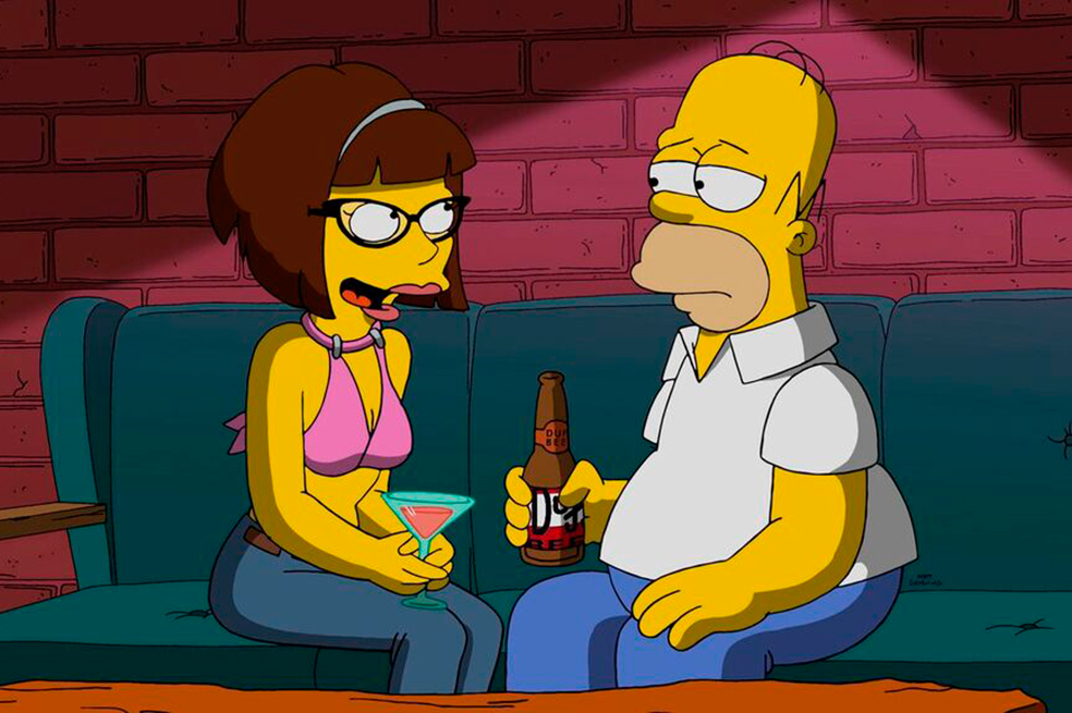 «Los Simpson» vuelven con romance entre Homero y ventiañera