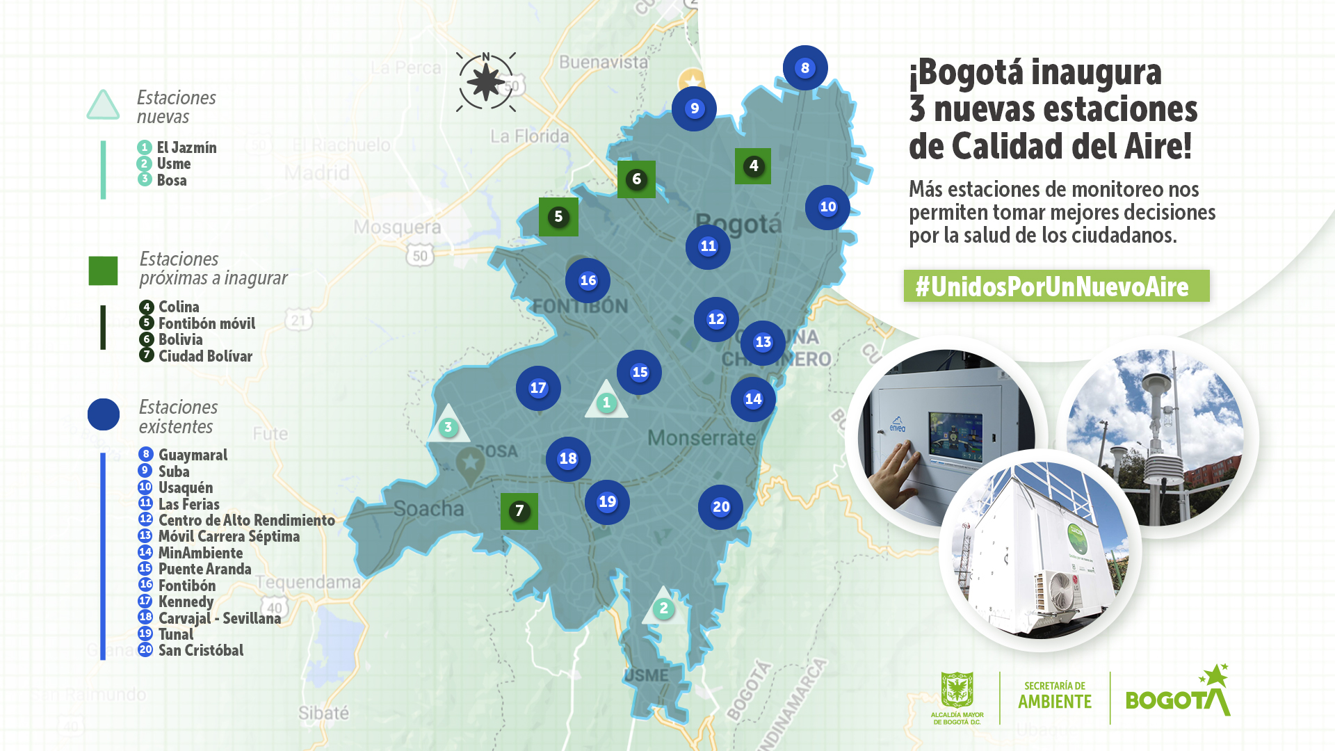 Nuevas estaciones de calidad del aire