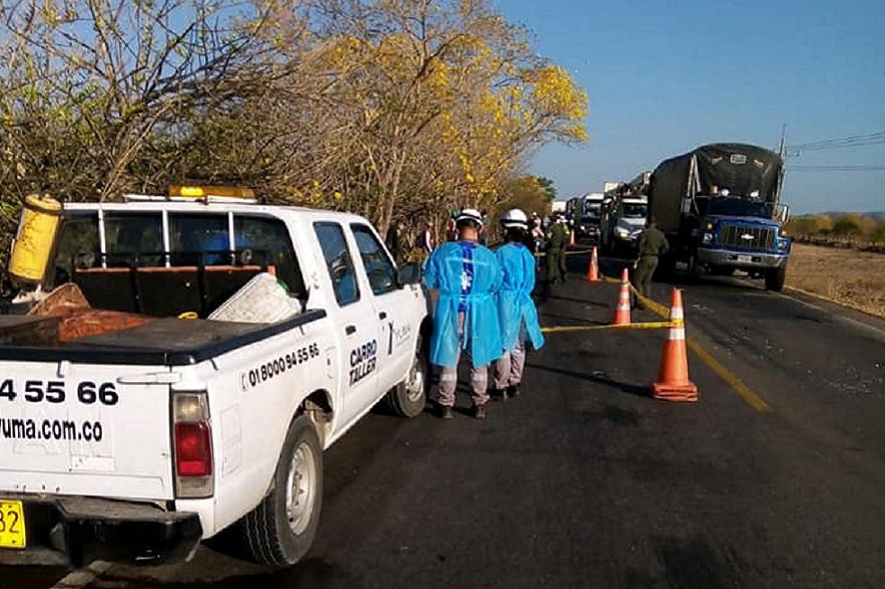 Cuatro hinchas de Millonarios fallecieron tras accidente vial en el Cesar
