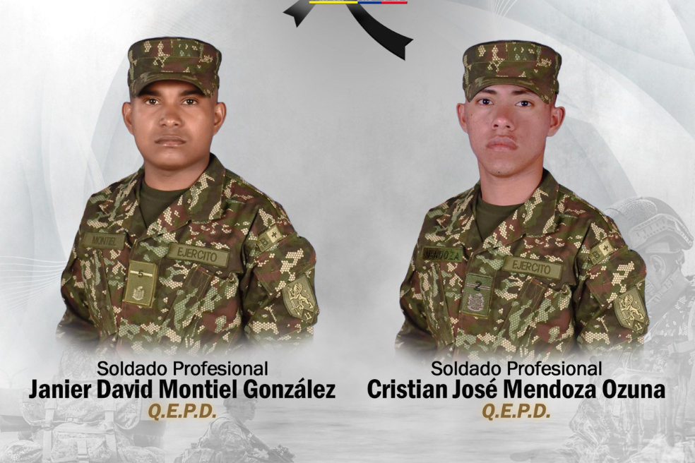 Seis muertos y cuatro heridos dejan combates entre el Clan del Golfo y Ejército en Antioquia