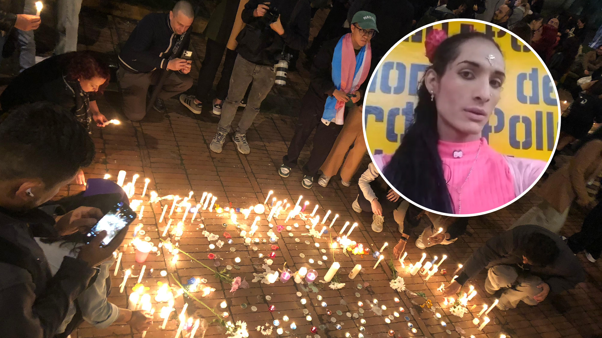 Velatón por Sara Millerey: cientos de personas se reunieron en Bogotá
