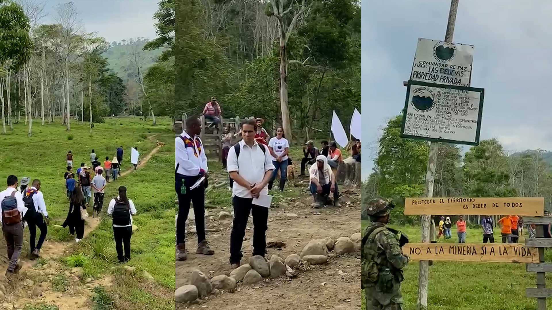 Gobierno visitó Comunidad de Paz de San José de Apartadó tras asesinato de niño indígena