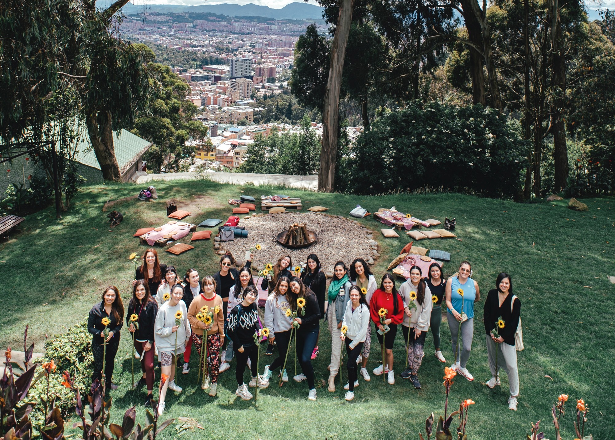 Parte de la comunidad de mujeres emprendedoras.
