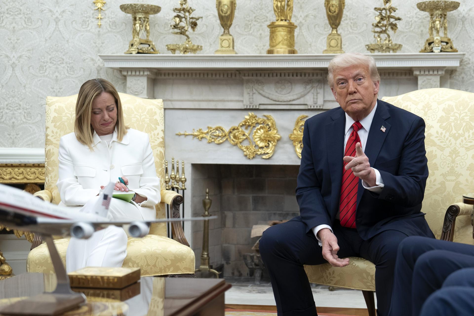 Meloni, enviada de la UE para interceder con Trump y buscar acuerdo de aranceles