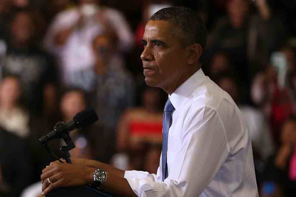 El presidente de los Estados Unidos, Barack Obama, está involucrado en una batalla de alto riesgo por obtener el favor de la opinión pública. / AFP
