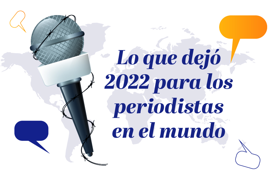 Un año amargo para los periodistas: cifra récord de encarcelados en 2022