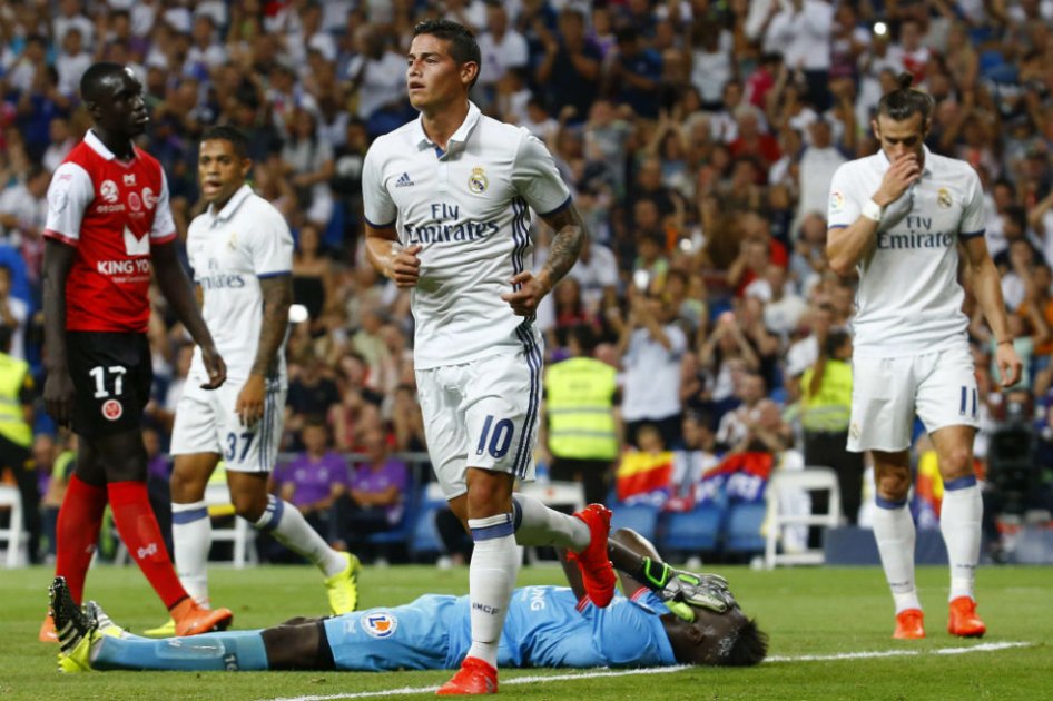 James Rodríguez, mediocampista del Real Madrid. Foto: EFE