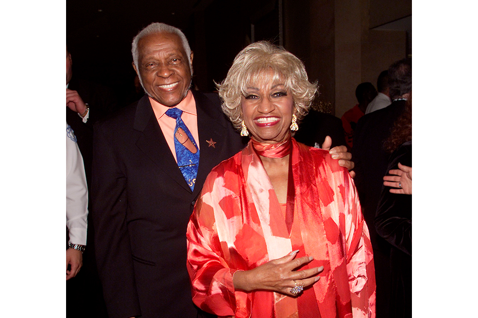 Pedro Knight y Celia Cruz