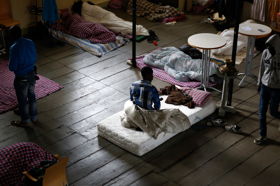 El refugio de los indocumentados en Lampedusa