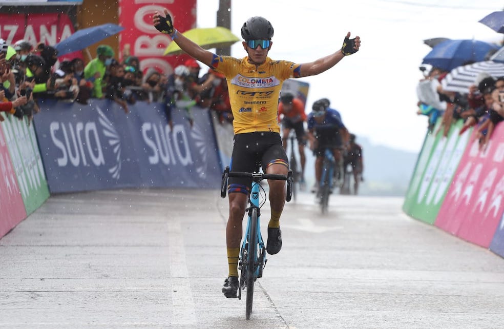Nelson Soto se llevó la tercera etapa de la Vuelta a Colombia