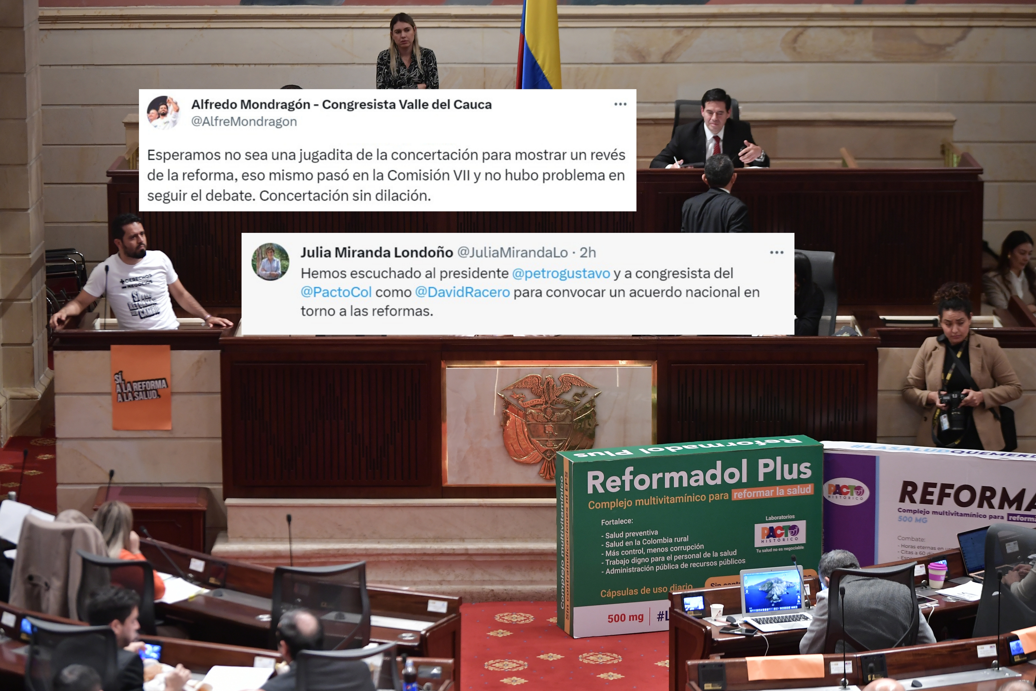 Controversia por subcomisión para concertar texto de reforma a la salud