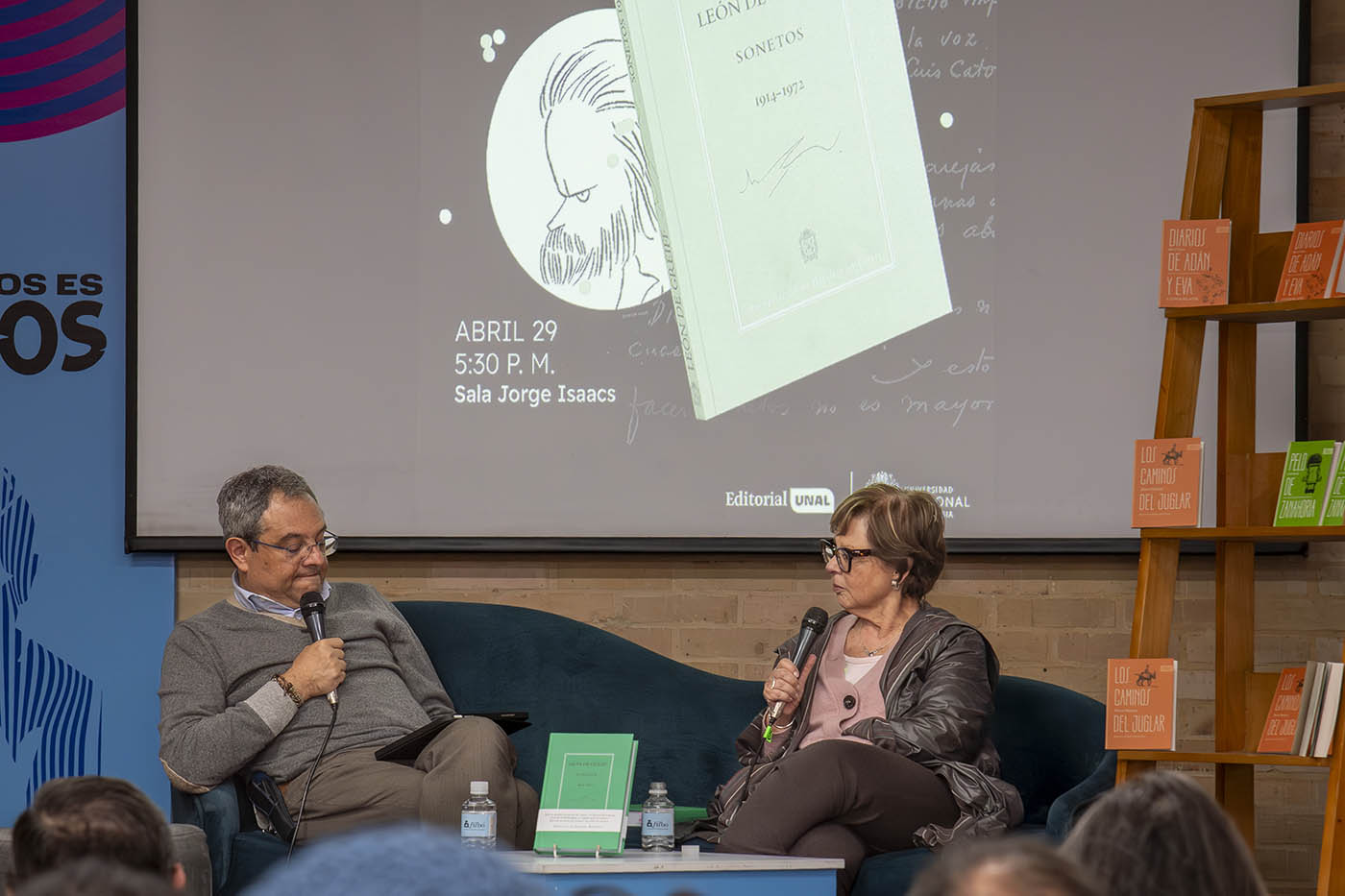 Piedad Bonnett y Alexis de Greiff