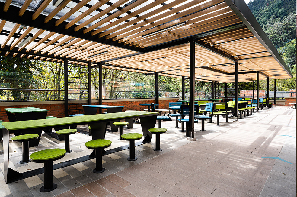 Terraza, nivel 6, EcoCampus de los Cerros.