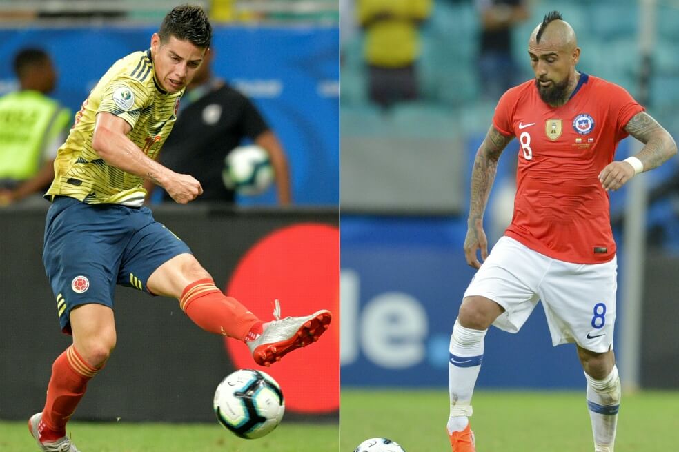 Diez datos que ponen a Chile por encima de Colombia en Copa América