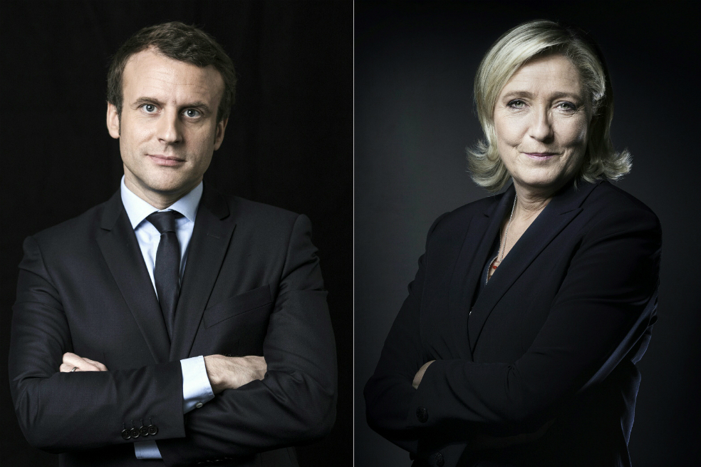 Con Macrón liderando en las encuestas, las elecciones en Francia se acercan a su recta final