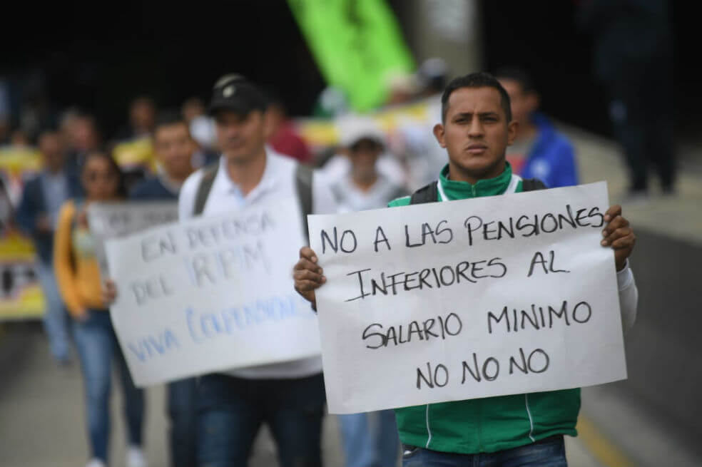 En imágenes: marchas de estudiantes y trabajadores de Fecode en contra del Gobierno