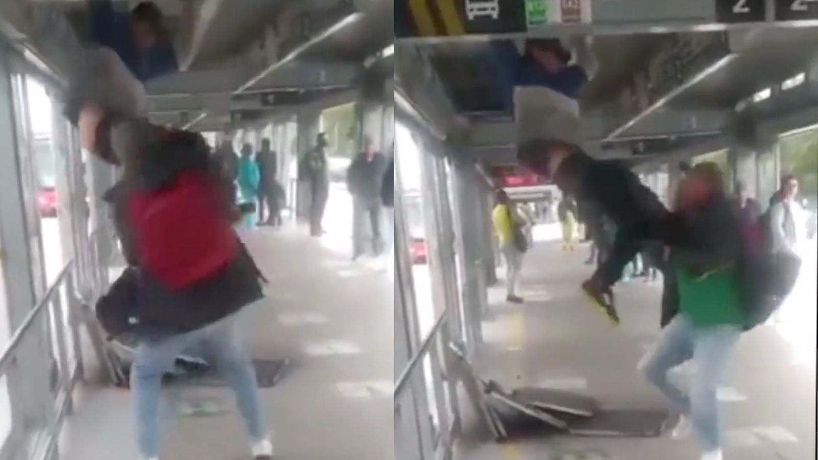 Hombre detuvo a ladrón que robaba en Transmilenio, usuarios ni Policía lo ayudaron