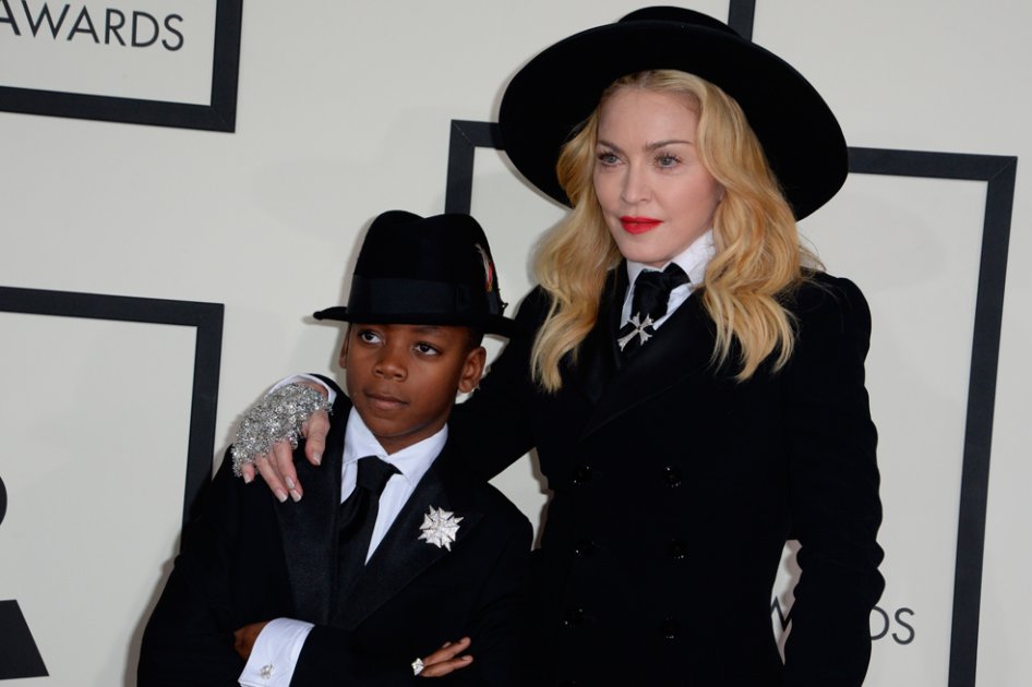 Madonna sigue el ‘look’ de su hijo de ocho años