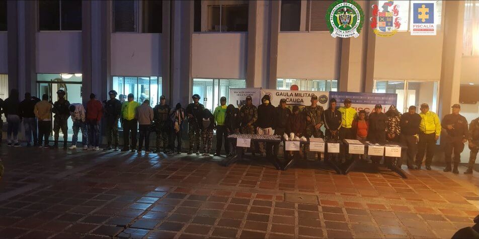 Cae banda en Popayán que utilizaba menores de edad para vender marihuana en colegios