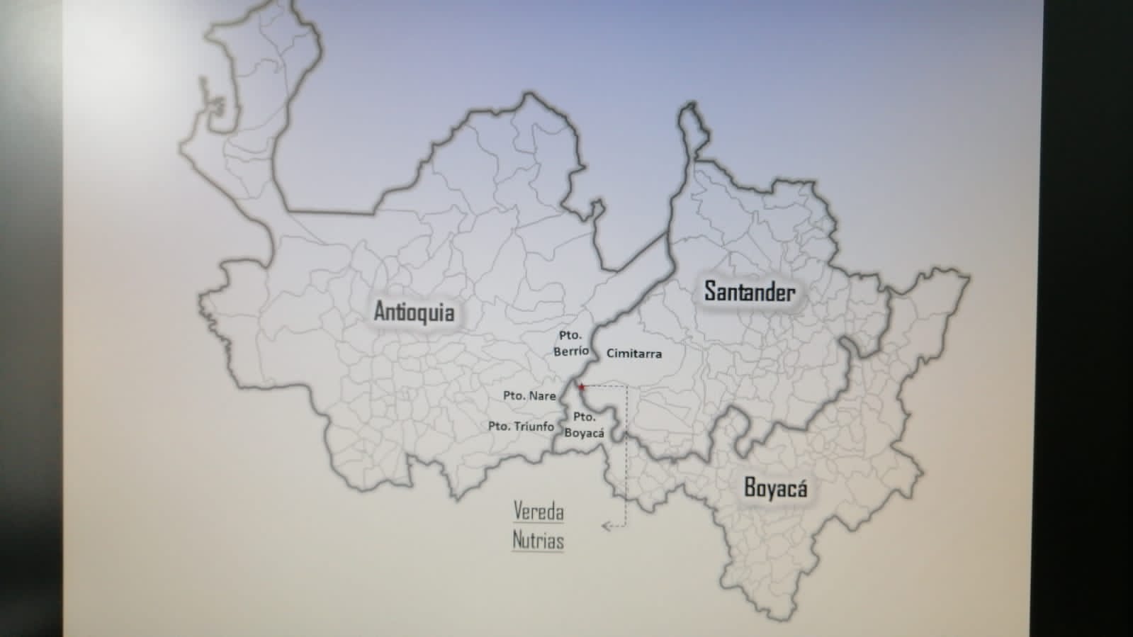Mapa de la zona en la que se escondía y murió Matamba.