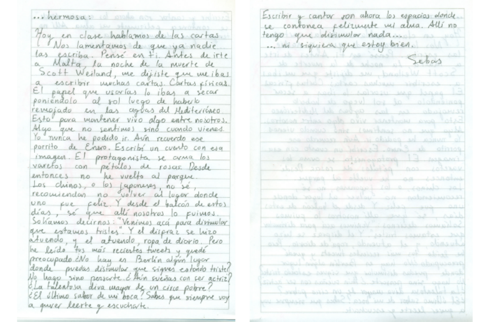 Cada carta es un museo