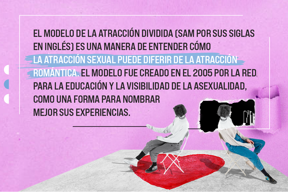Es común cuando hablamos sobre diversidad entender la orientación sexual como la categoría que describe hacia qué género o géneros se siente atracción. Pero, la realidad es que para muchas personas la atracción sexual y romántica no siempre corresponden a la misma etiqueta.