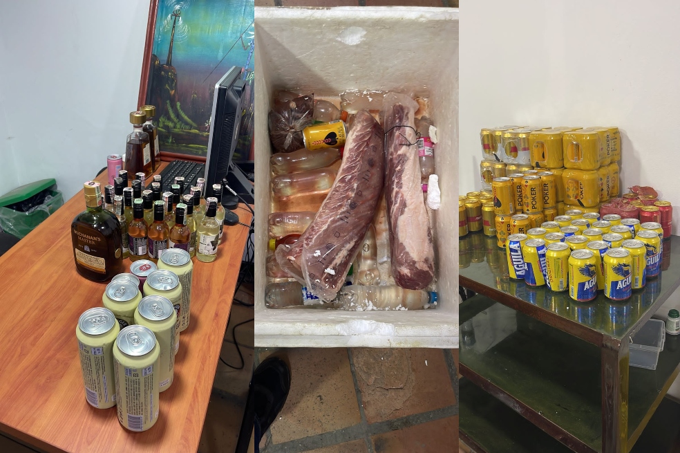 Hallan pacas de cerveza, vino y celulares en operativo en cárcel La Picota