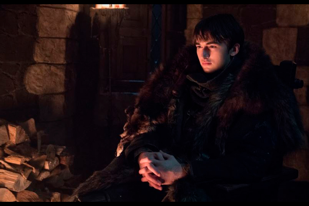 Isaac Hempstead Wright Picture como Bran Stark.Cortesía HBO
