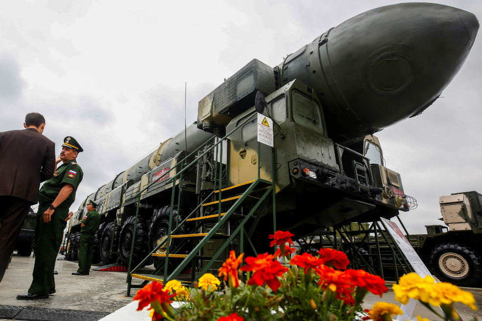 Rusia fue el segundo productor de armas del mundo en 2017
