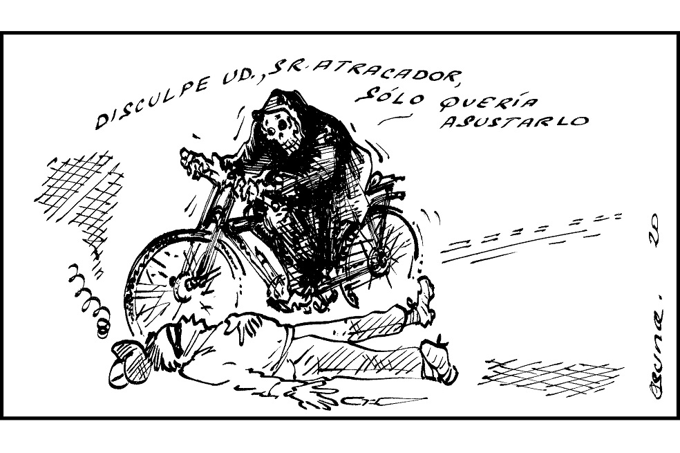 La muerte en bicicleta