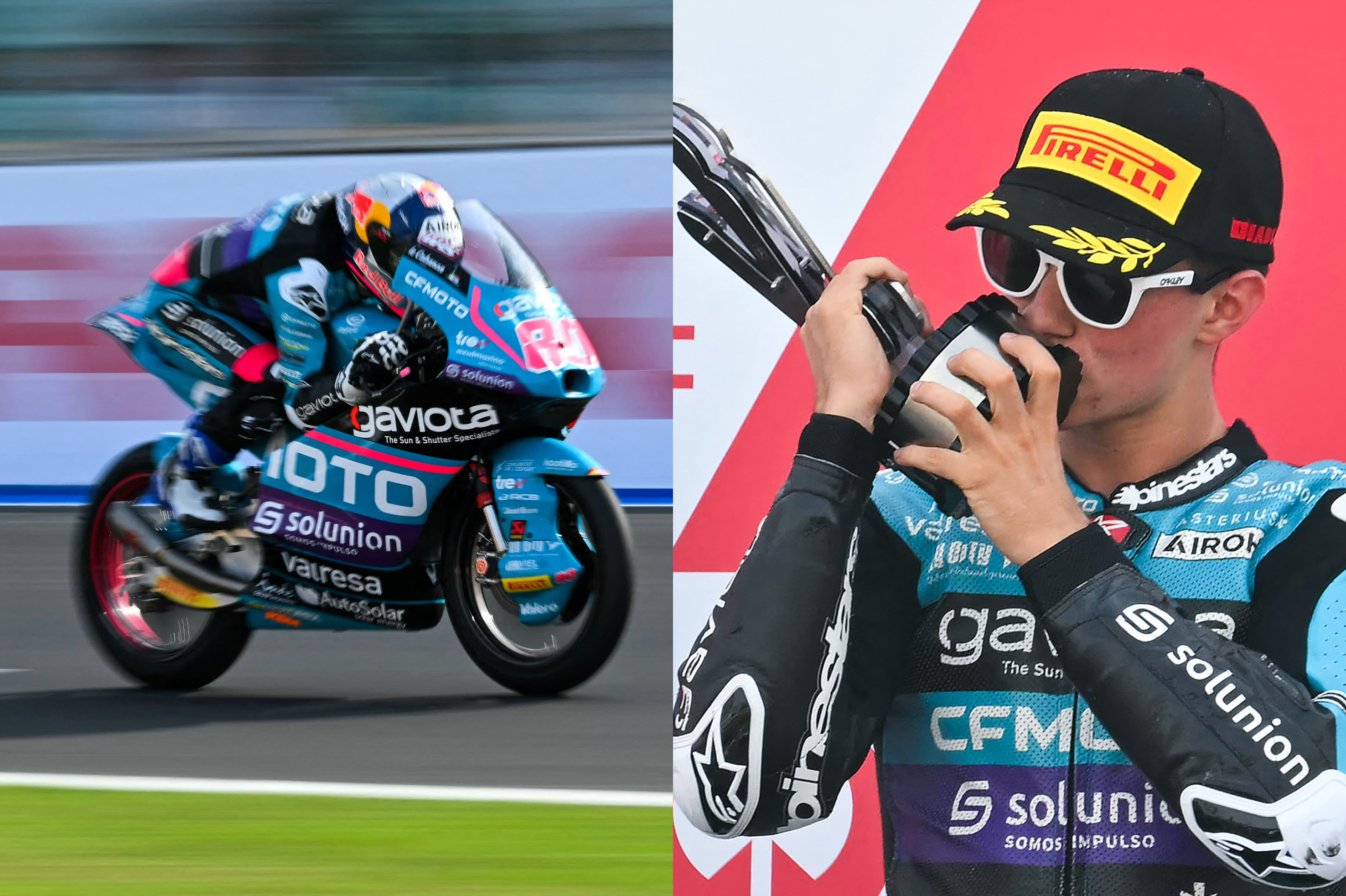 Así quedó la clasificación en el Mundial de Moto3 con el triunfo de David Alonso