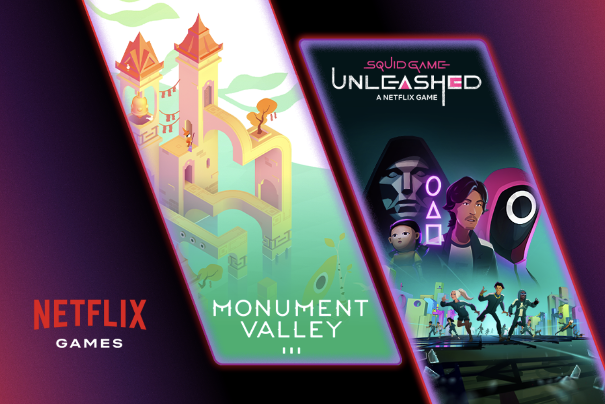 Además de Monument Valley, Netflix Games también prepara un título inspirado en su serie original, El Juego del Calamar, la más vista en la historia de la plataforma.