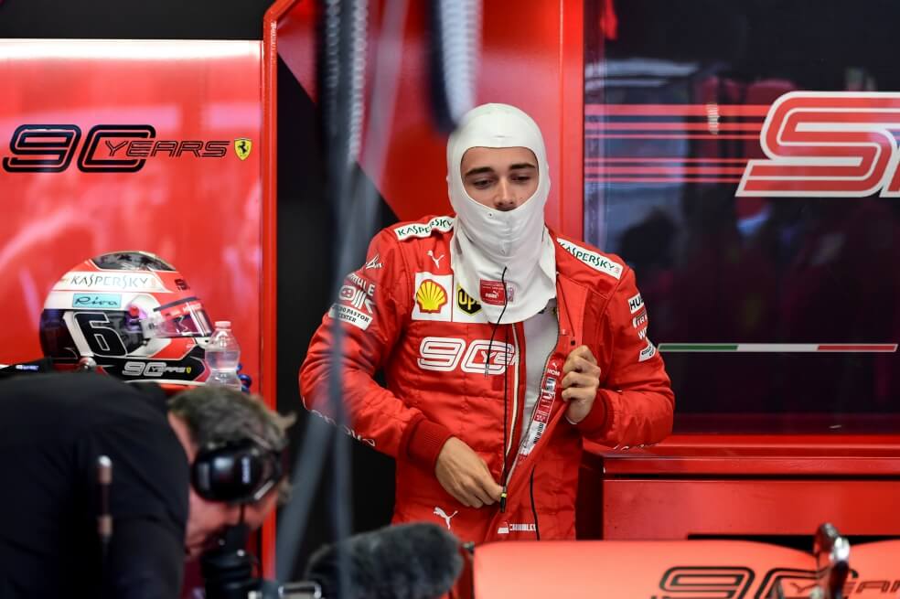 Charles Leclerc saldrá primero en Monza en una accidentada pole position