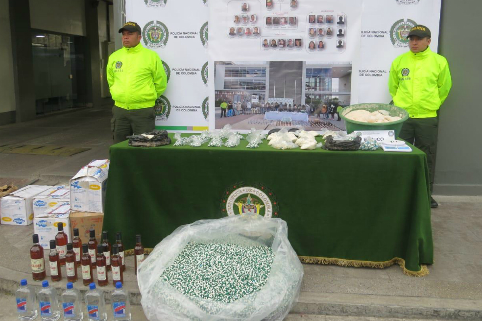 Caen miembros de red de tráfico de droga que operaba en bares y prostíbulos de Soacha y Bogotá