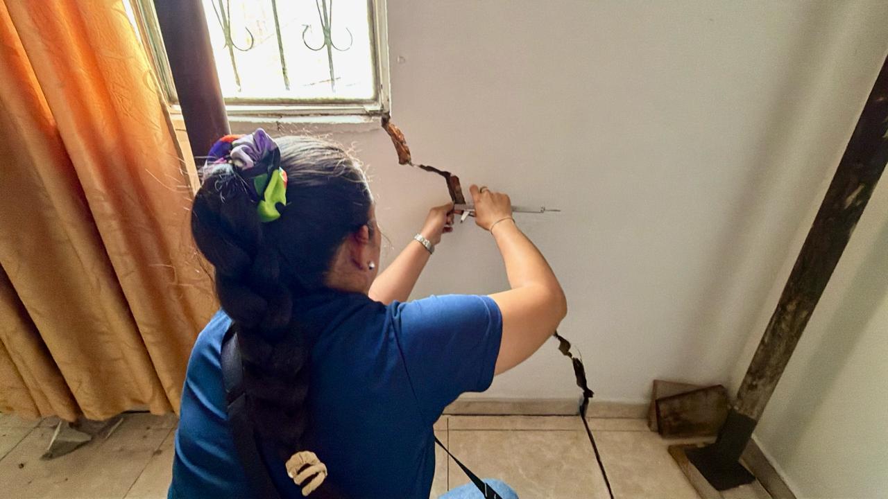 Declaran calamidad en barrio de Bucaramanga por la aparición de grandes grietas en las casas