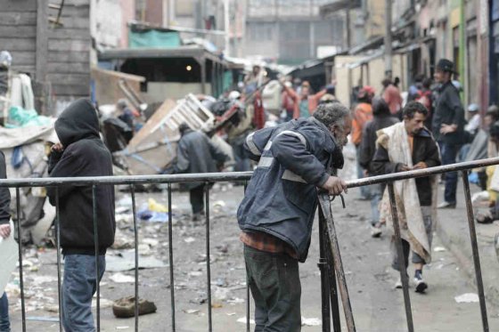 Protestas en el centro de Bogotá por proliferación de habitantes de calle