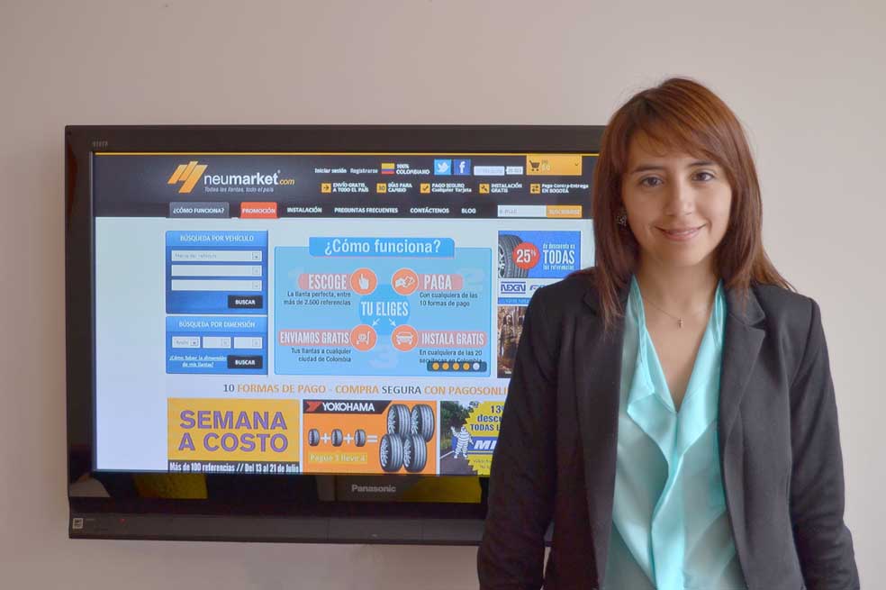Jeane Ortiz, gerenta de Neumarket.com.