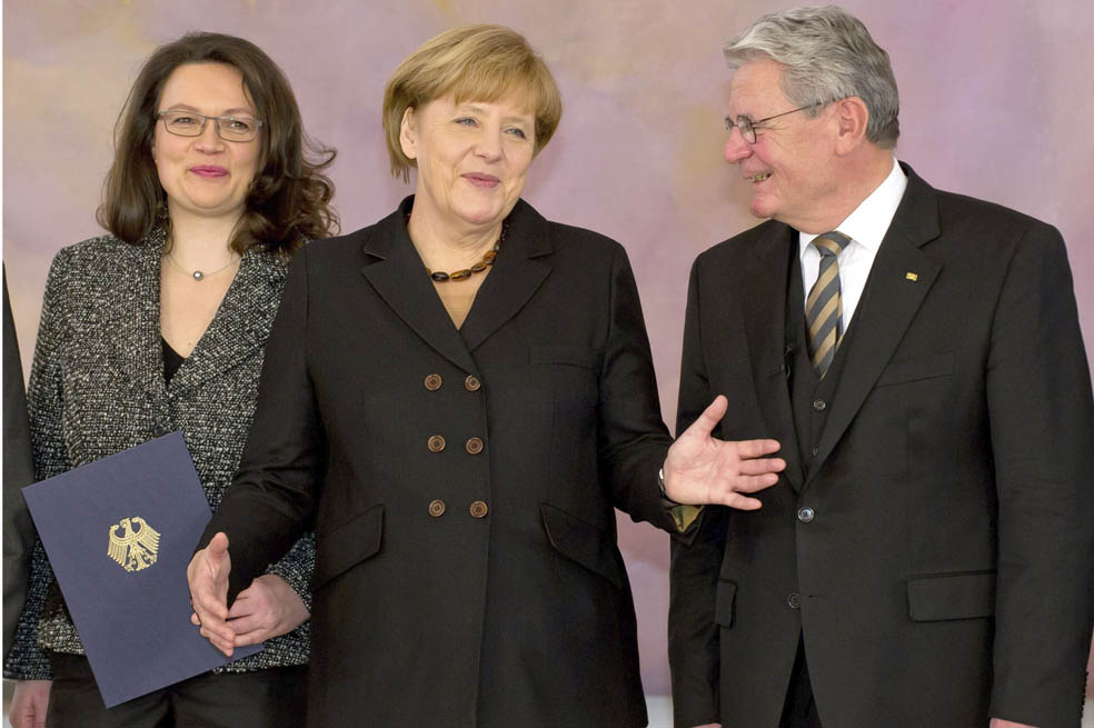 Merkel y su elección como canciller de Alemania por tercera vez