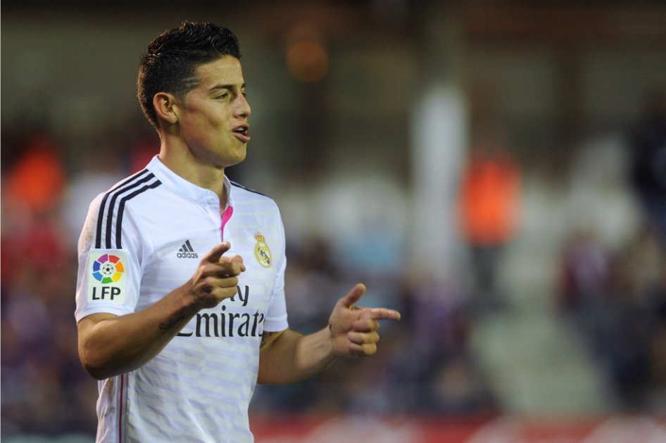 Con doblete de James Rodríguez, Real Madrid venció al Cornellá