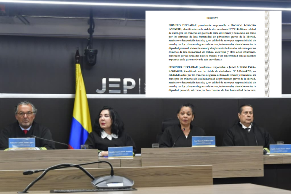 Esta es la primera sentencia completa de JEP en contra del Secretariado de las Farc