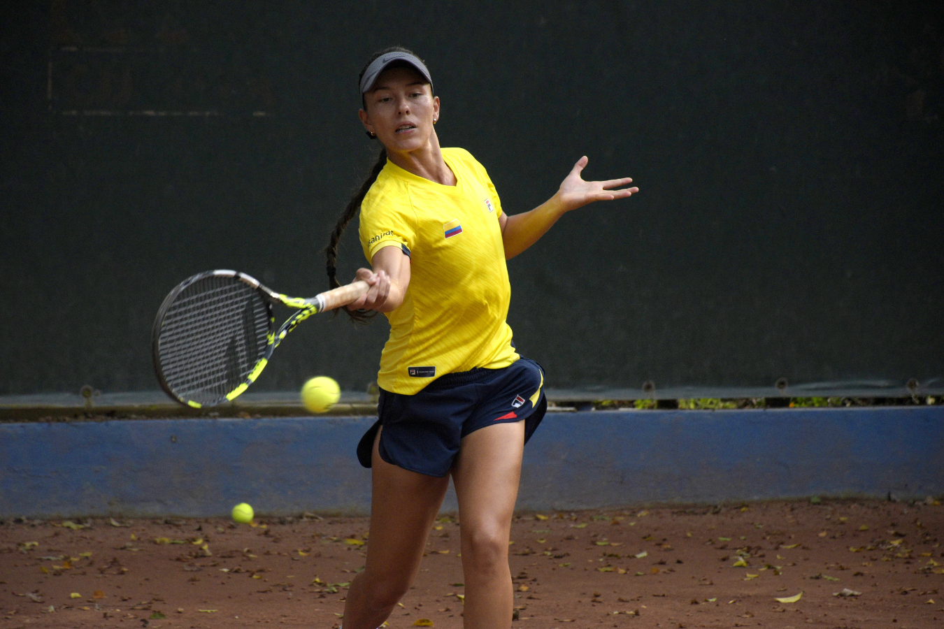 Yuliana Monroy es una de las participantes de la Copa Billie Jean King que se disputará esta semana en el Tennis Golf Club de Cúcuta.