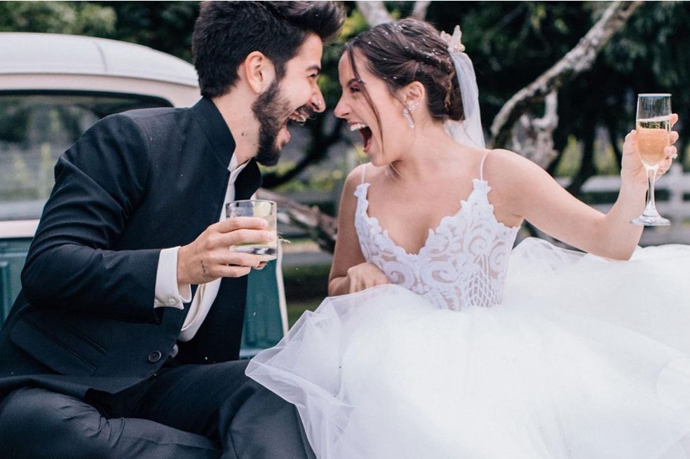 Camilo y Evaluna celebraron su segundo aniversario de boda con la emoción de la espera de Índigo, su primer hijo.