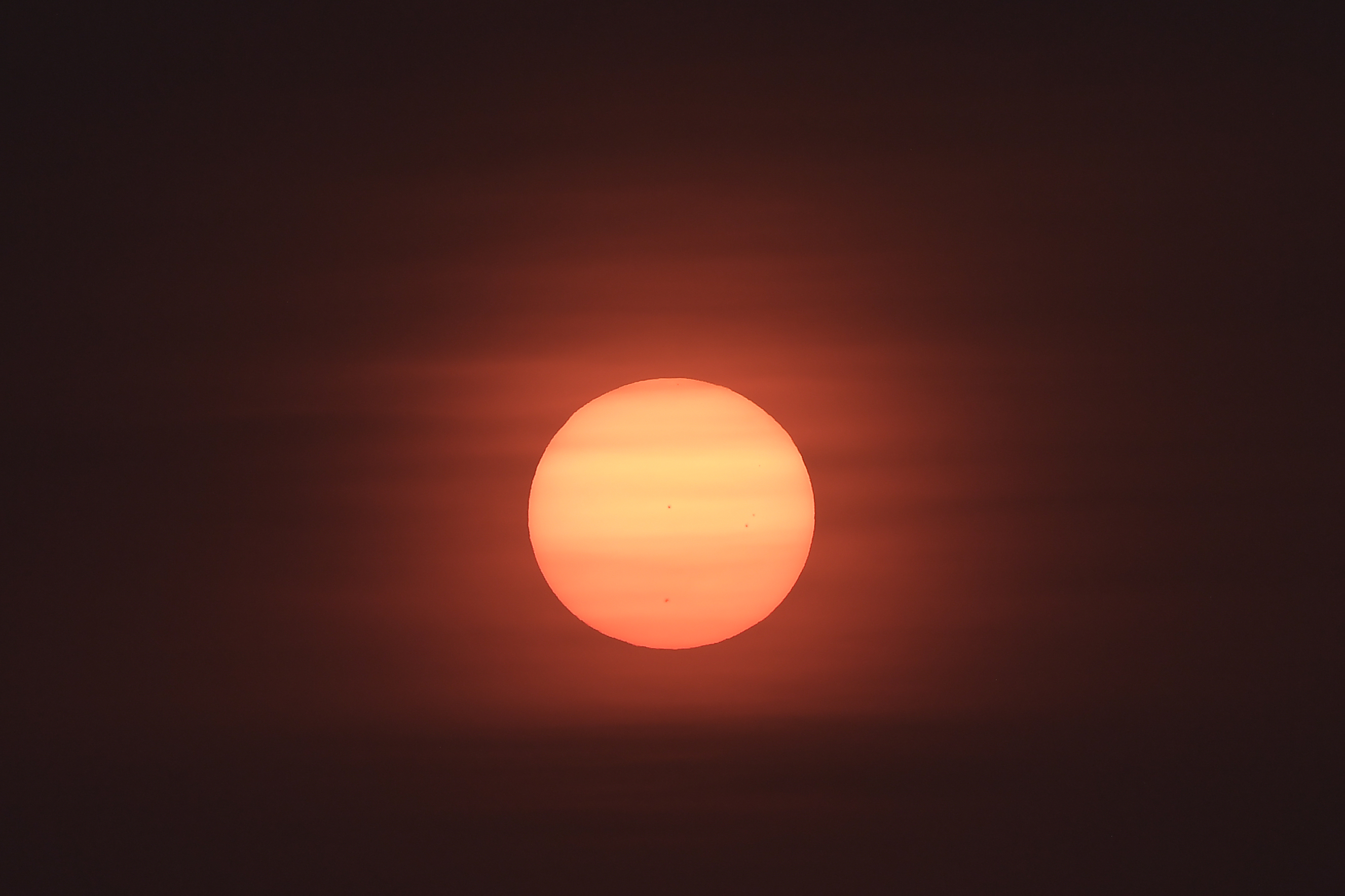 Atardecer en Bogotá.