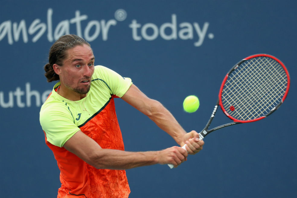 Dolgopolov perdió el domingo frente a Thiago Monteiro con parciales de 6-3 y 6-3. / AFP