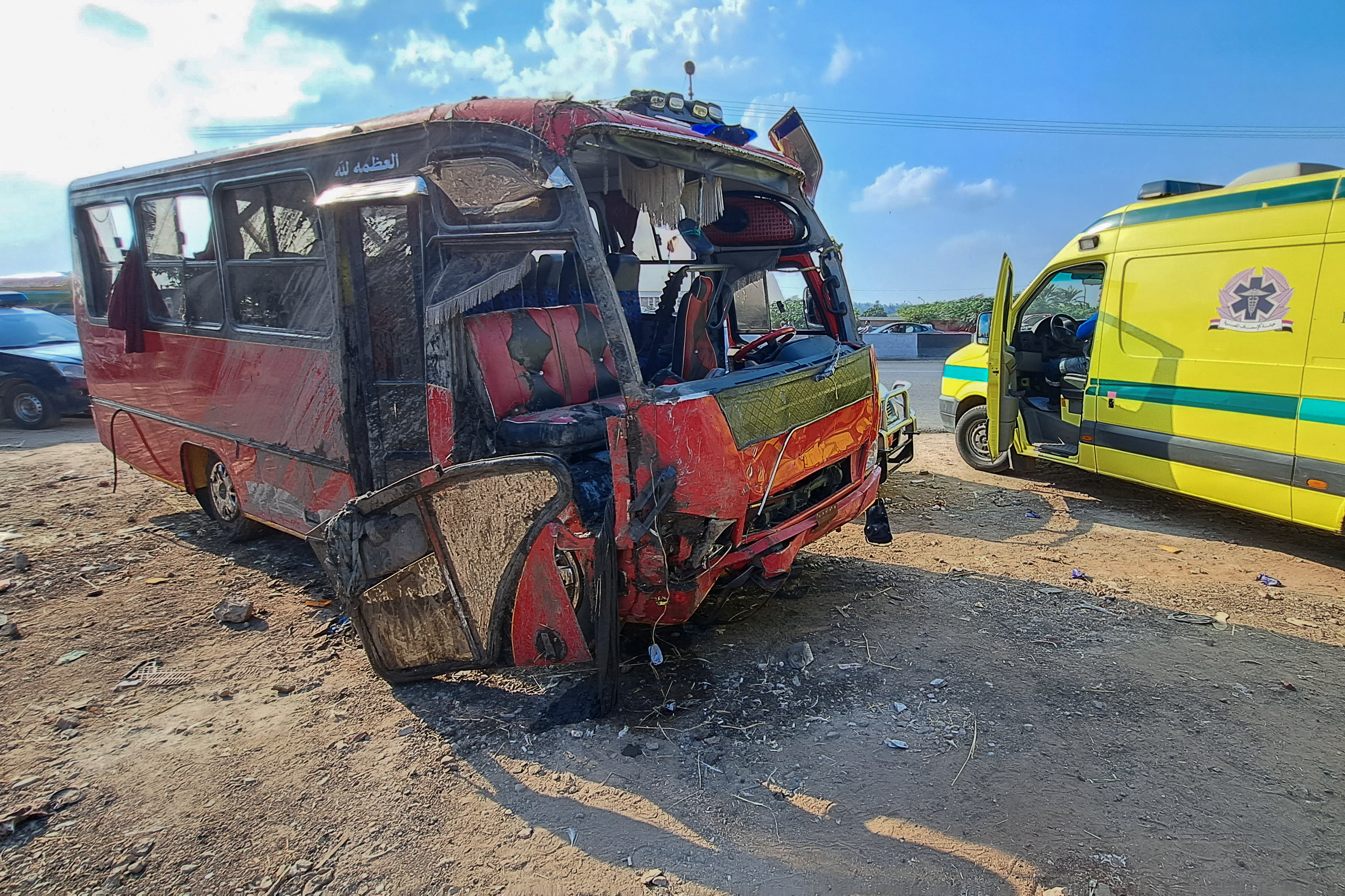 Fallecen 20 personas en accidente de bus en Egipto