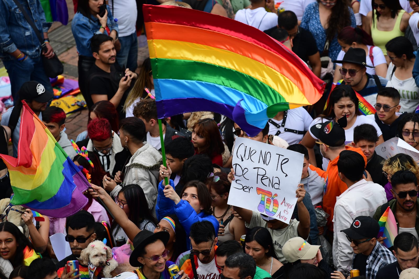 Fotos de la Marcha del Orgullo LGBTIQ+.