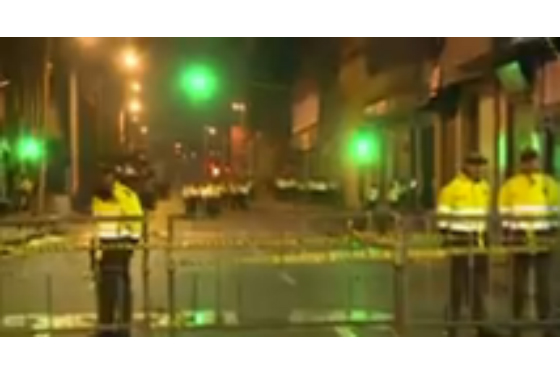 Comerciantes se enfrentan a la Policía en operativo contra el contrabando en San Andresito